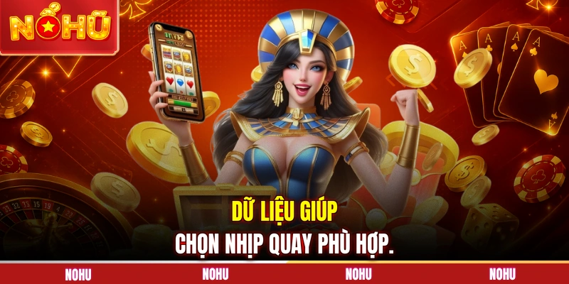 Dữ liệu giúp chọn nhịp quay phù hợp.