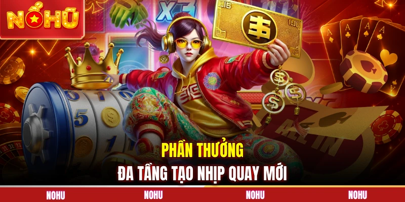 Phần thưởng đa tầng tạo nhịp quay mới